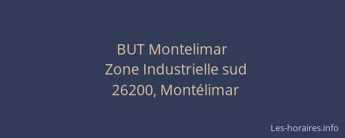 BUT Montelimar