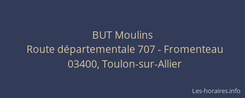 BUT Moulins