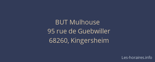 BUT Mulhouse