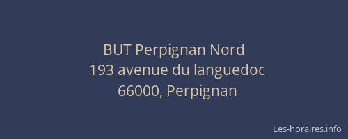 BUT Perpignan Nord