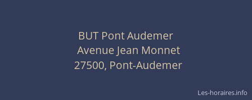 BUT Pont Audemer