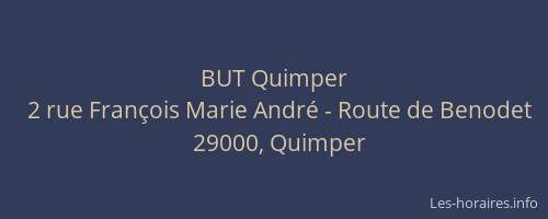 BUT Quimper
