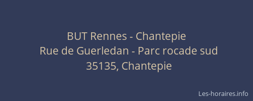 BUT Rennes - Chantepie