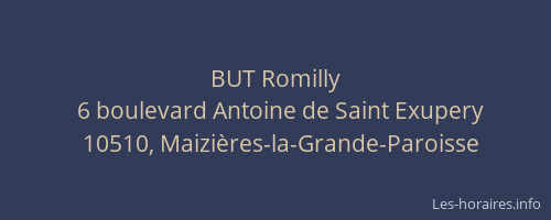BUT Romilly