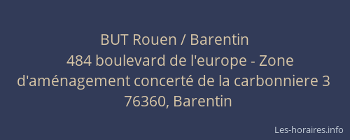 BUT Rouen / Barentin