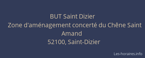 BUT Saint Dizier