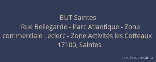 BUT Saintes