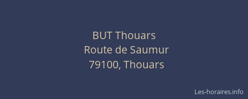 BUT Thouars