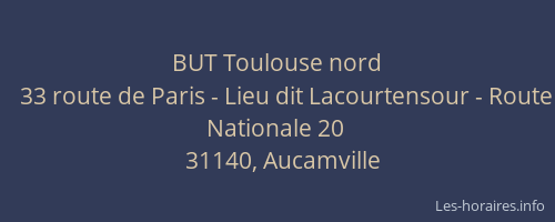 BUT Toulouse nord