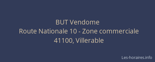 BUT Vendome