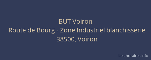 BUT Voiron