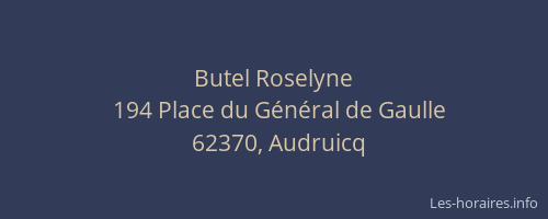 Butel Roselyne