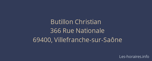 Butillon Christian