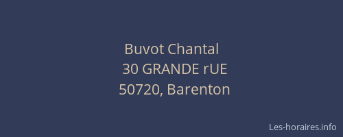 Buvot Chantal