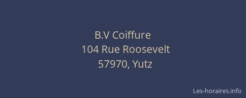 B.V Coiffure