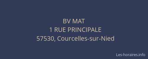 BV MAT