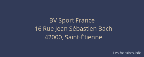 BV Sport France