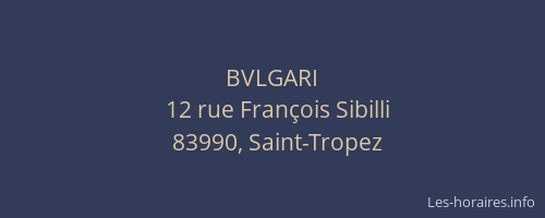 BVLGARI