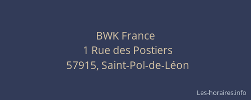BWK France