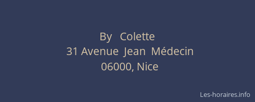 By   Colette