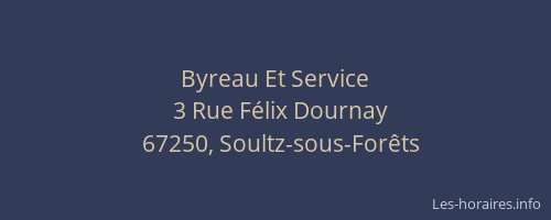 Byreau Et Service