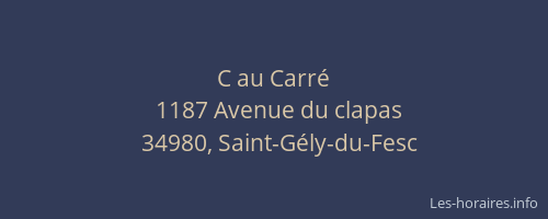 C au Carré