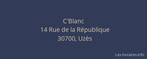C'Blanc