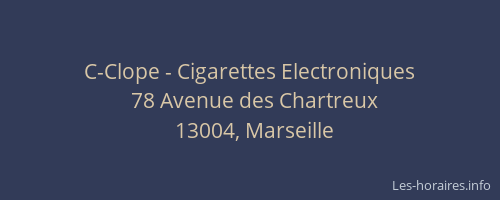 C-Clope - Cigarettes Electroniques