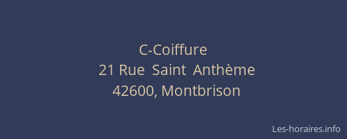 C-Coiffure