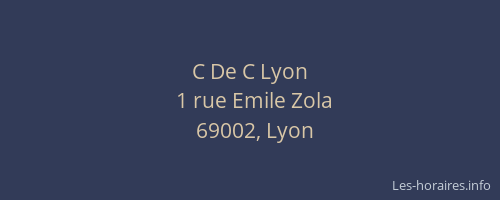 C De C Lyon