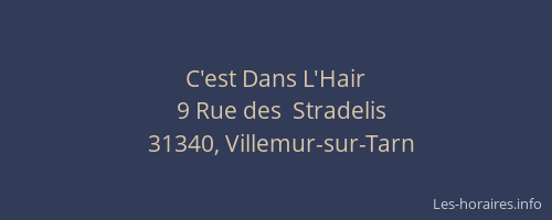 C'est Dans L'Hair