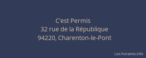 C'est Permis