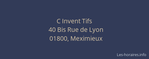 C Invent Tifs