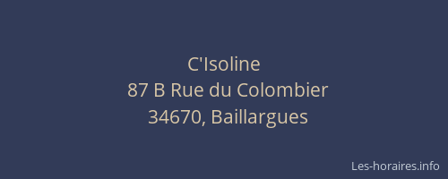 C'Isoline