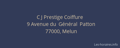 C J Prestige Coiffure