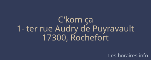 C'kom ça