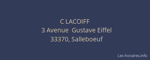 C LACOIFF
