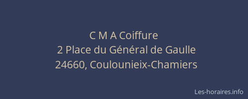C M A Coiffure
