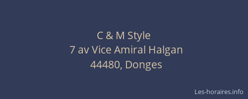 C & M Style