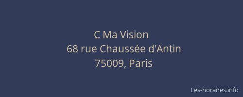 C Ma Vision