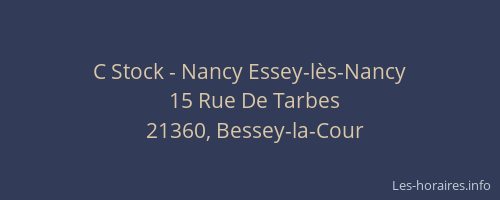 C Stock - Nancy Essey-l&egrave;s-Nancy