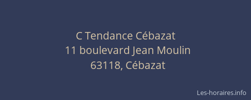 C Tendance Cébazat