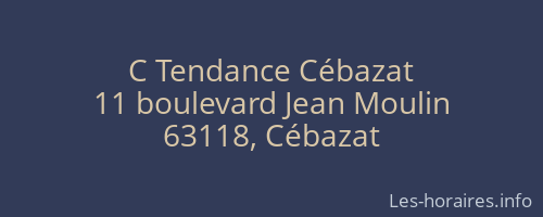 C Tendance Cébazat