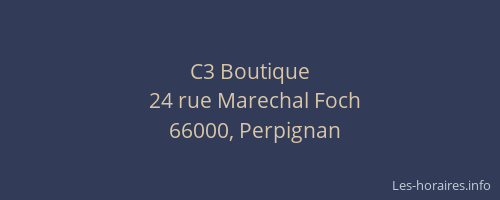 C3 Boutique