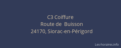 C3 Coiffure