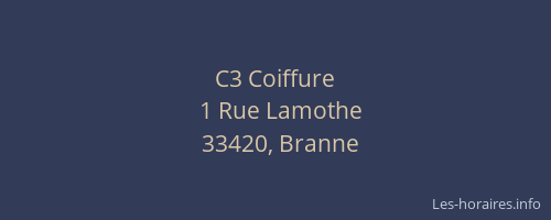 C3 Coiffure