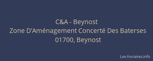 C&A - Beynost