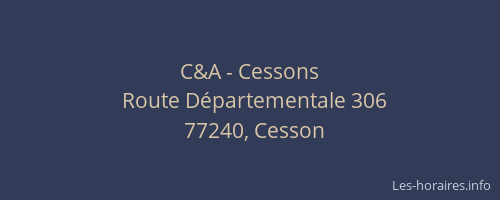 C&A - Cessons