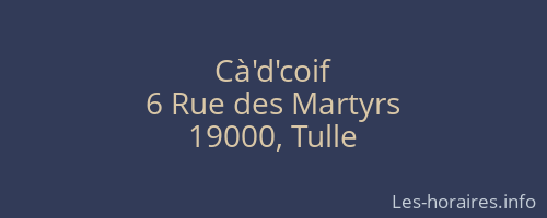 Cà'd'coif