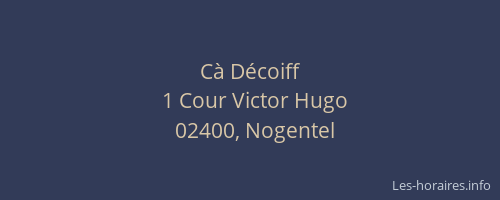 Cà Décoiff